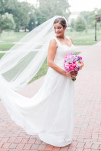 Wedding gown on Ohio state