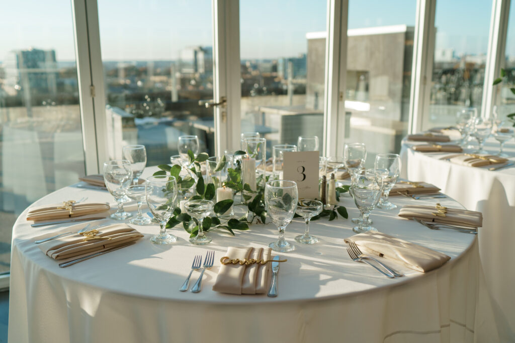 tablescape at North 4th corridor 